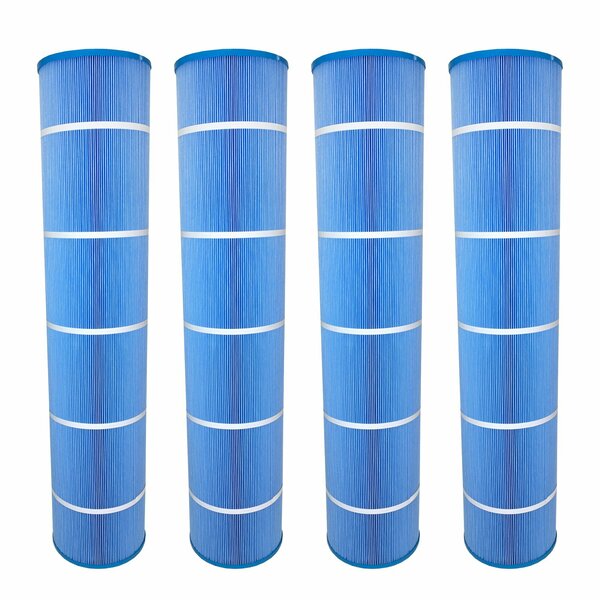 Zoro Approved Supplier Hayward CX 1260 Anti Microbial Replacement Pool Filter 4 Pack Compatible PA126-M/C-7495AM/FC-1296M WP.HAY1296M-4P
